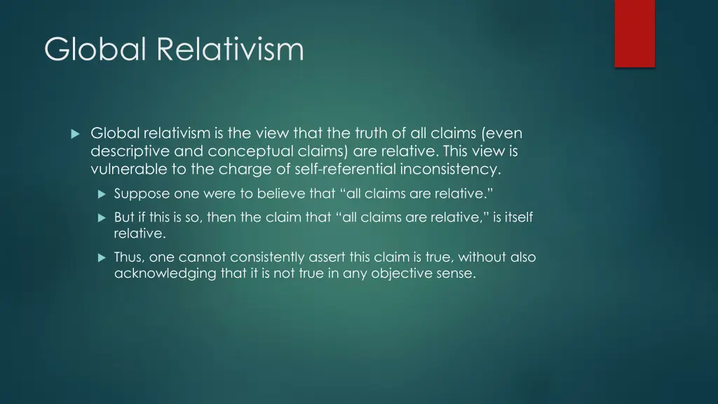 global relativism