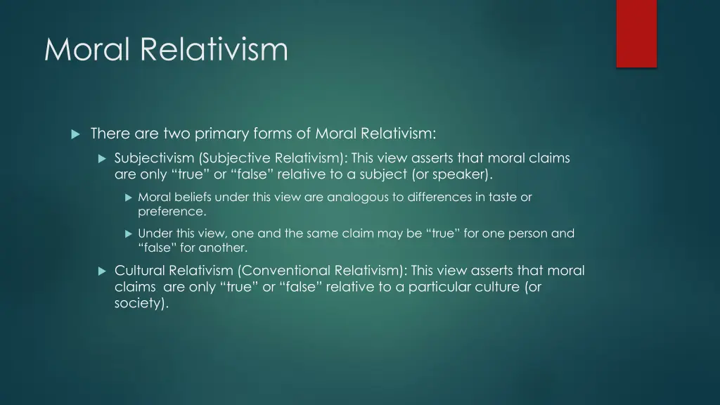 moral relativism