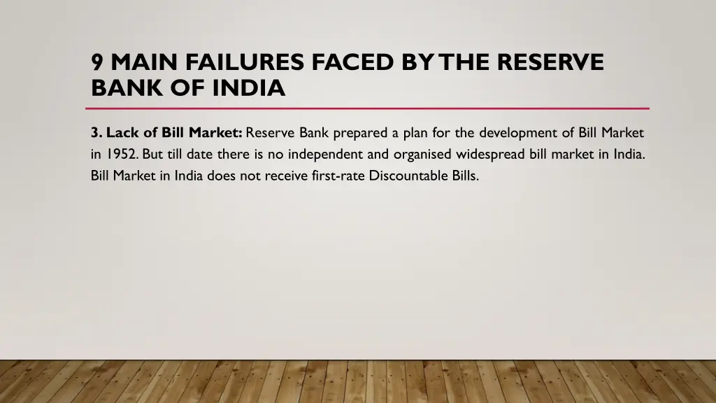 9 main failures faced by the reserve bank of india 2