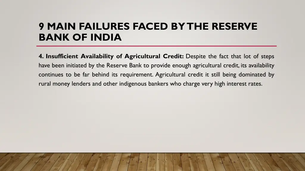 9 main failures faced by the reserve bank of india 3