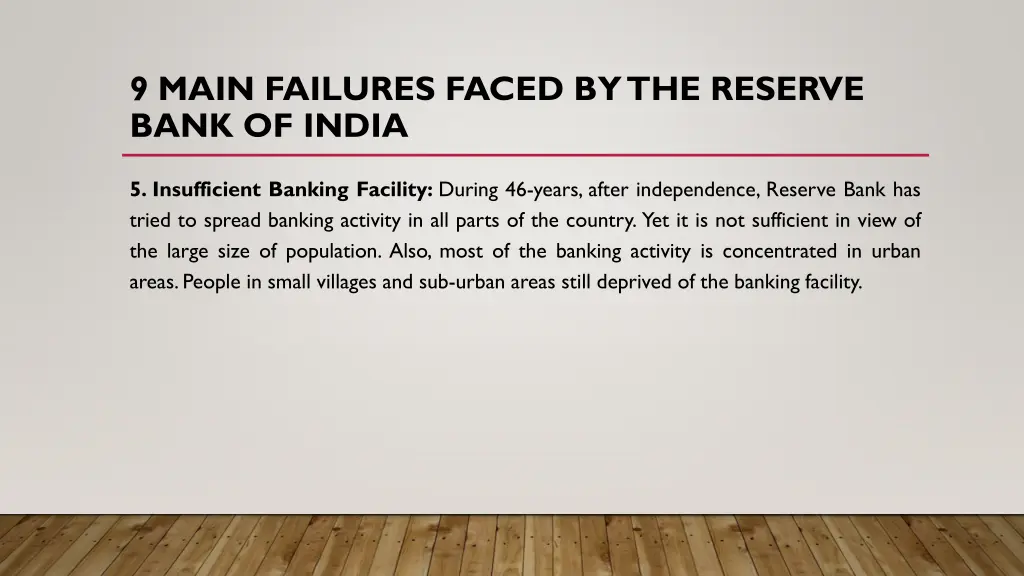 9 main failures faced by the reserve bank of india 4