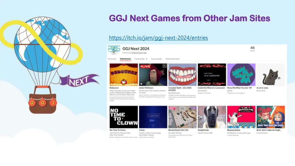 ggj next games from other jam sites ggj next