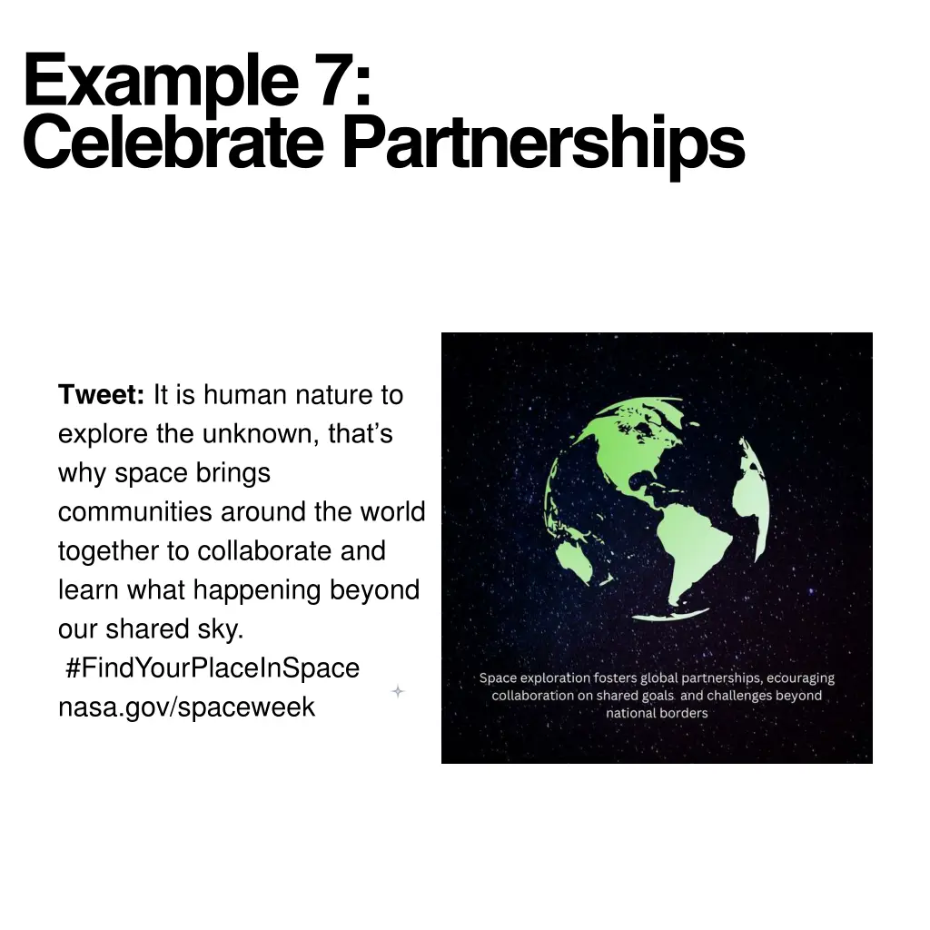 example 7 celebrate partnerships