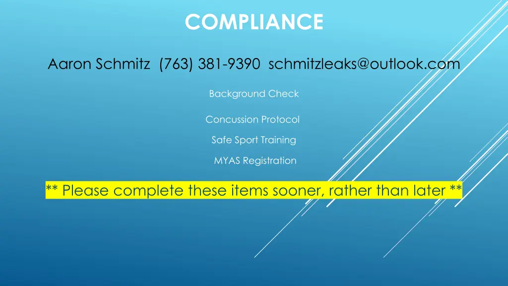 compliance