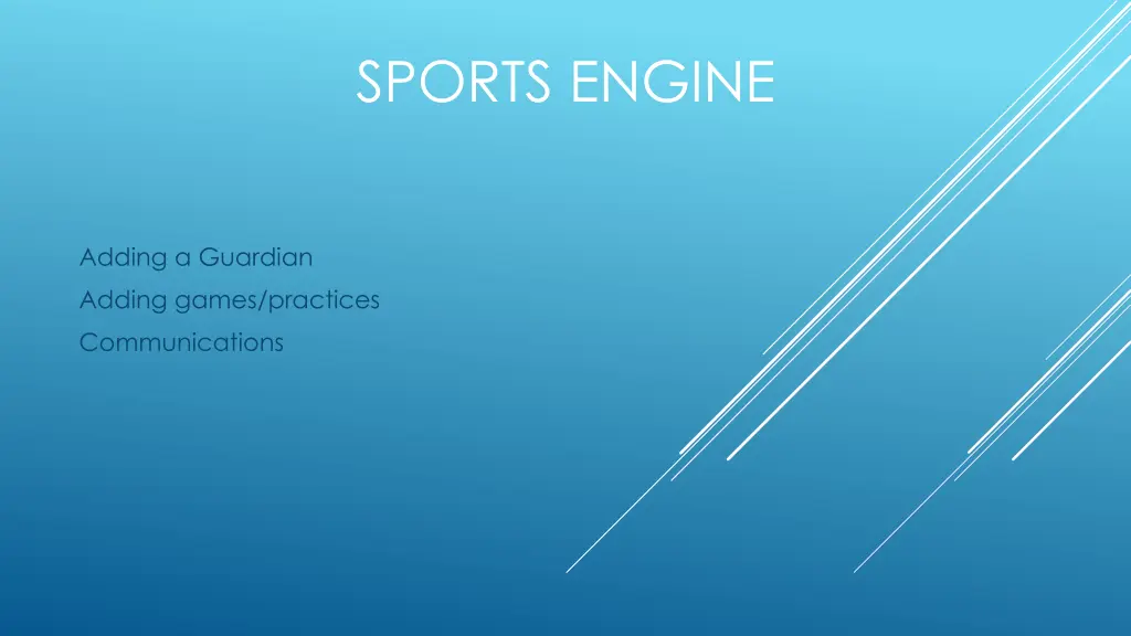 sports engine