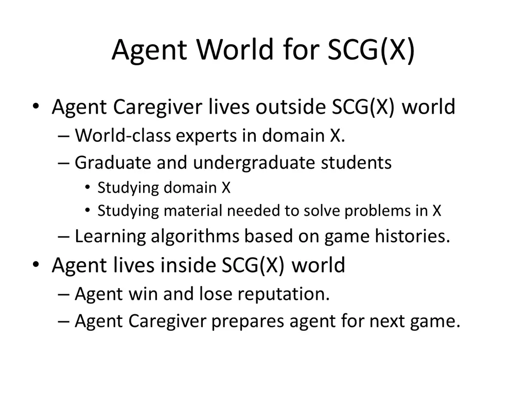 agent world for scg x