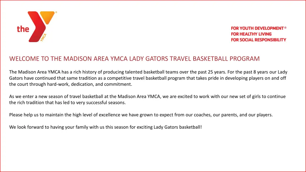 welcome to the madison area ymca lady gators