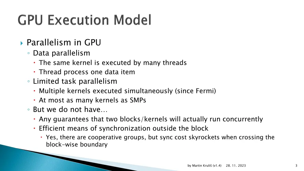 parallelism in gpu data parallelism the same