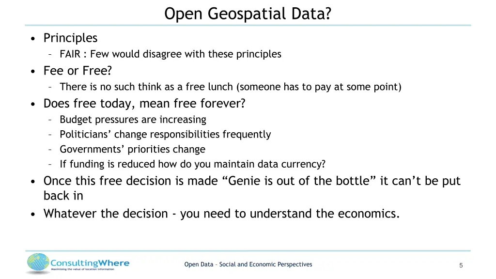 open geospatial data