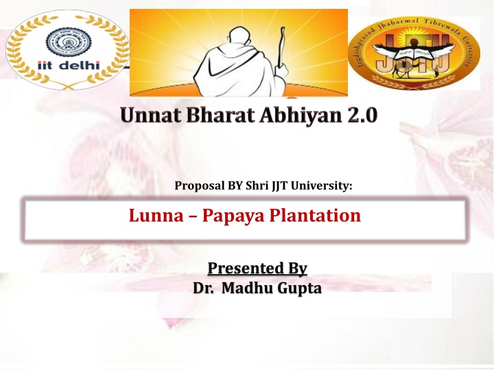 proposal by shri jjt university
