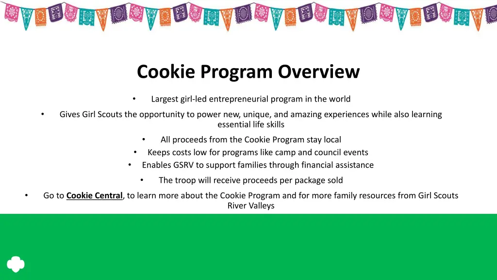 cookie program overview