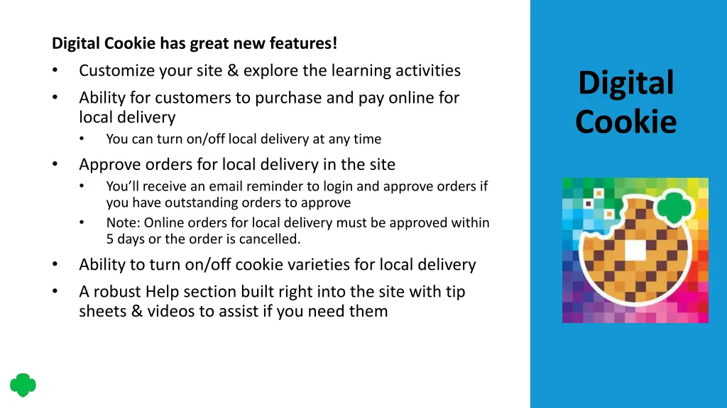digital cookie has great new features customize