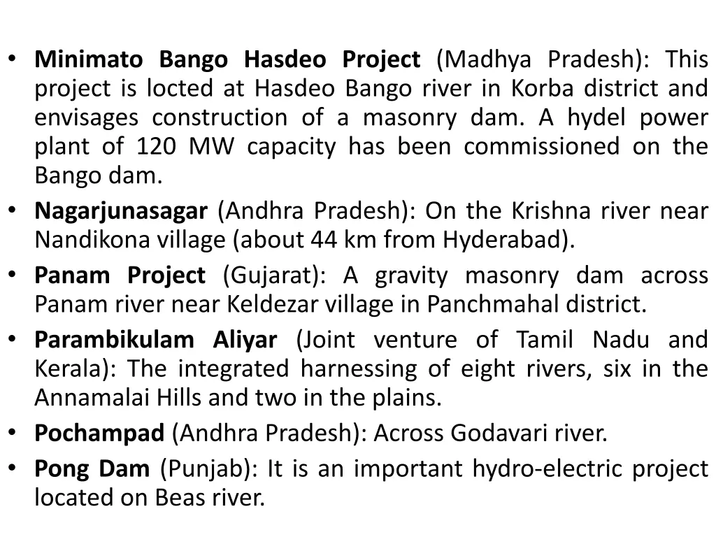 minimato bango hasdeo project madhya pradesh this