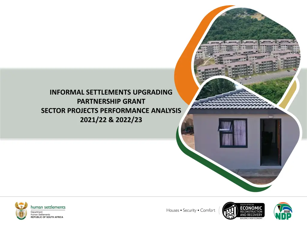 informal settlements upgrading partnership grant