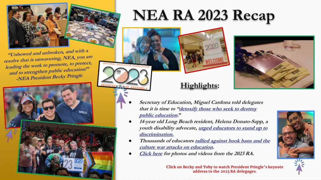 nea ra 2023 recap