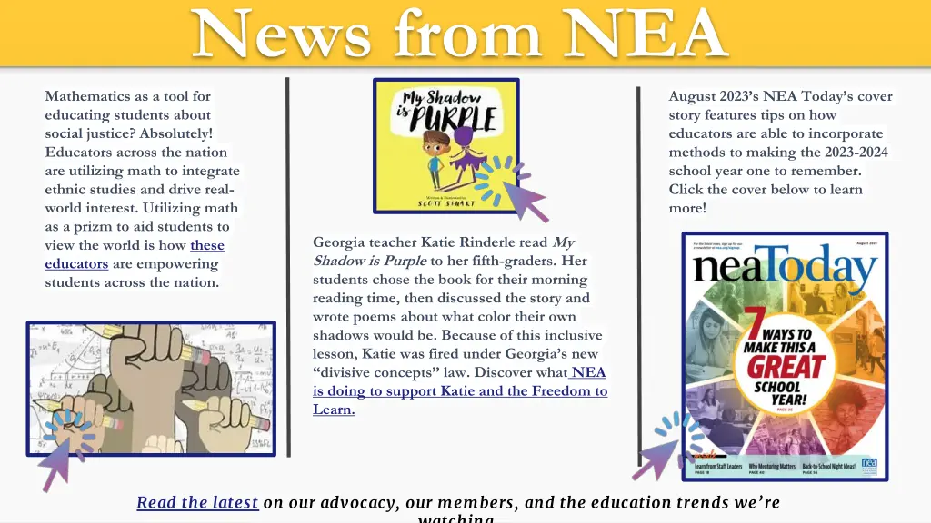 news from nea