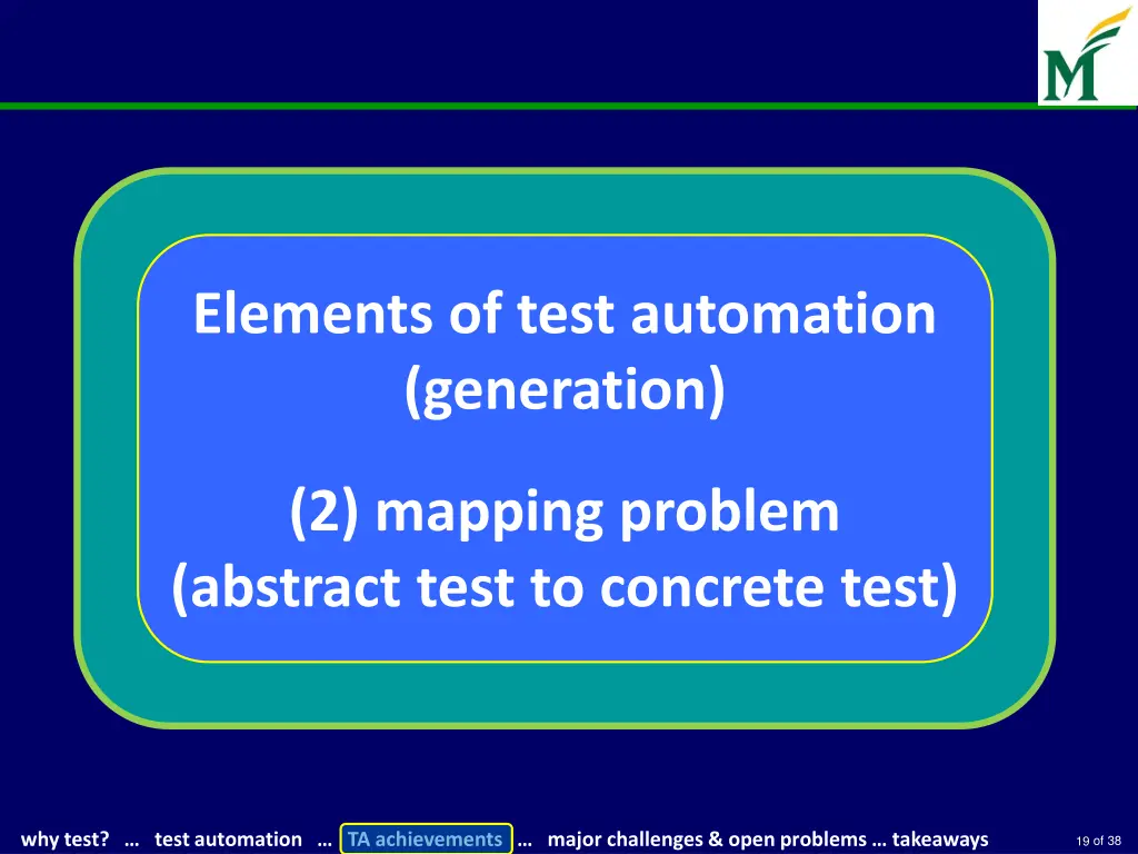 elements of test automation generation 1