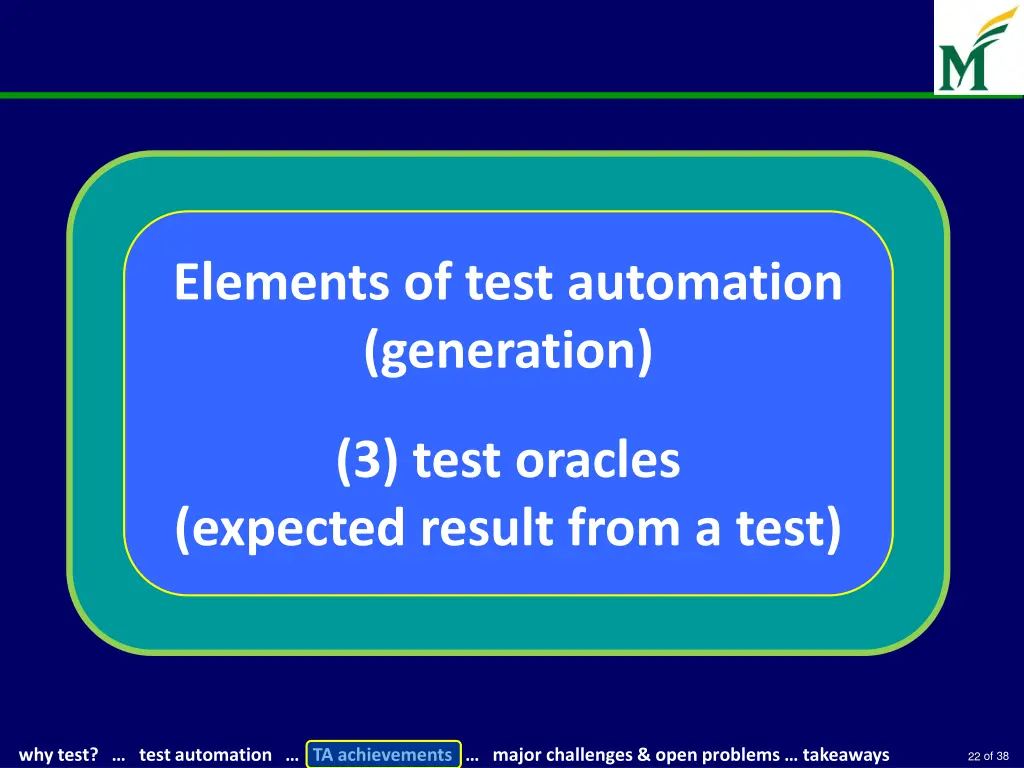 elements of test automation generation 2