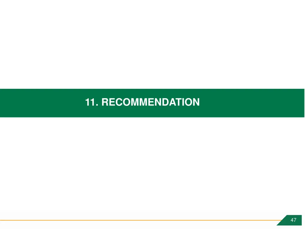 11 recommendation