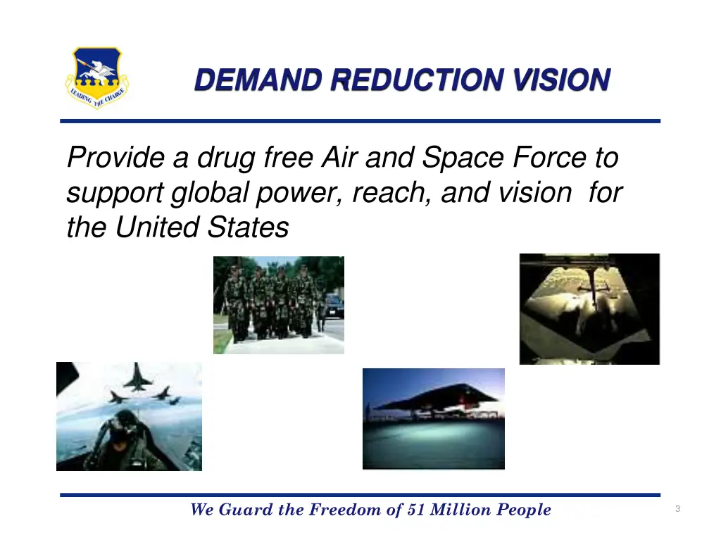 demand reduction vision