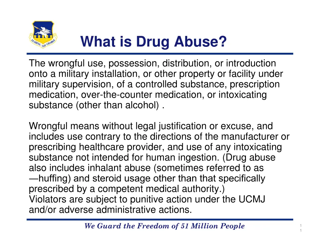 what is drug abuse