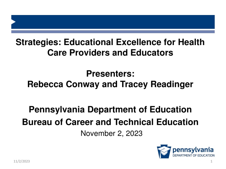 strategies educational excellence for health care