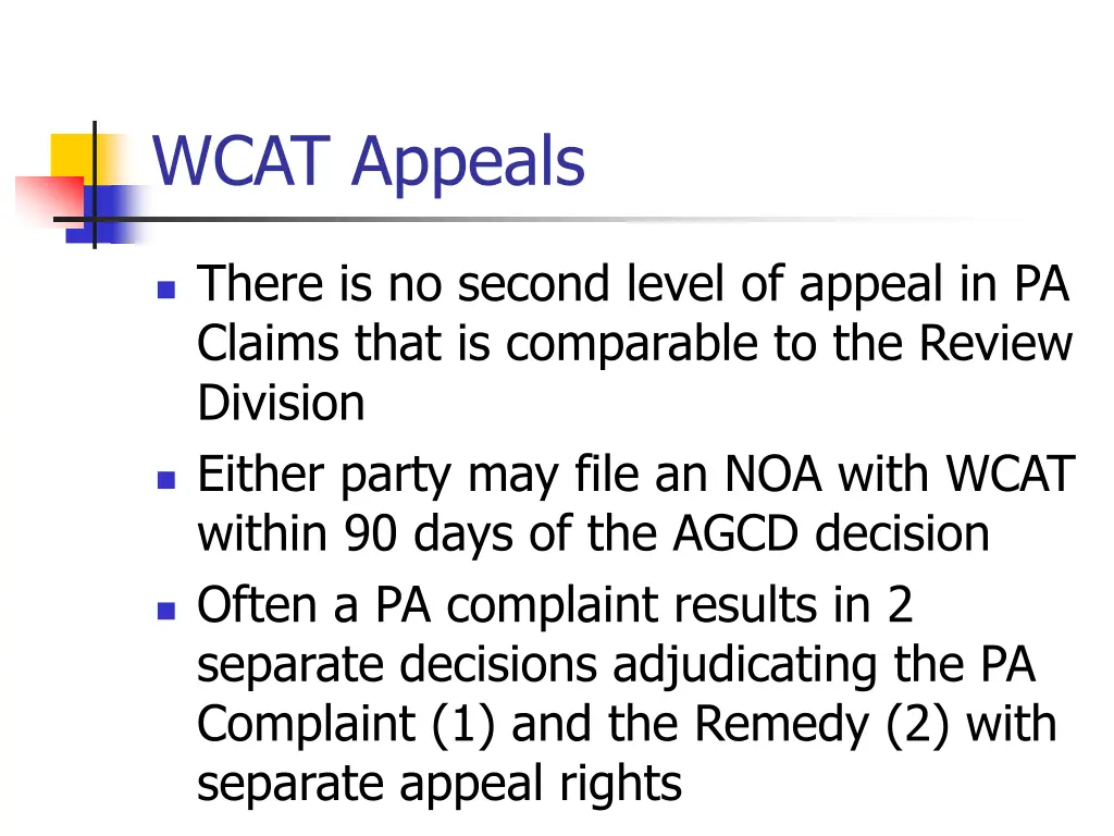 wcat appeals