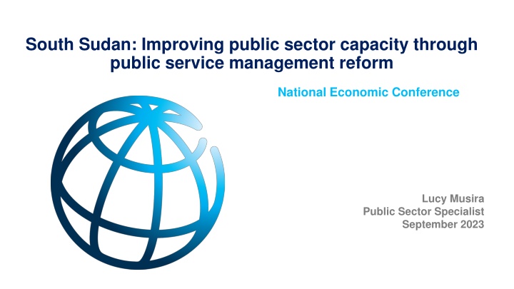 south sudan improving public sector capacity