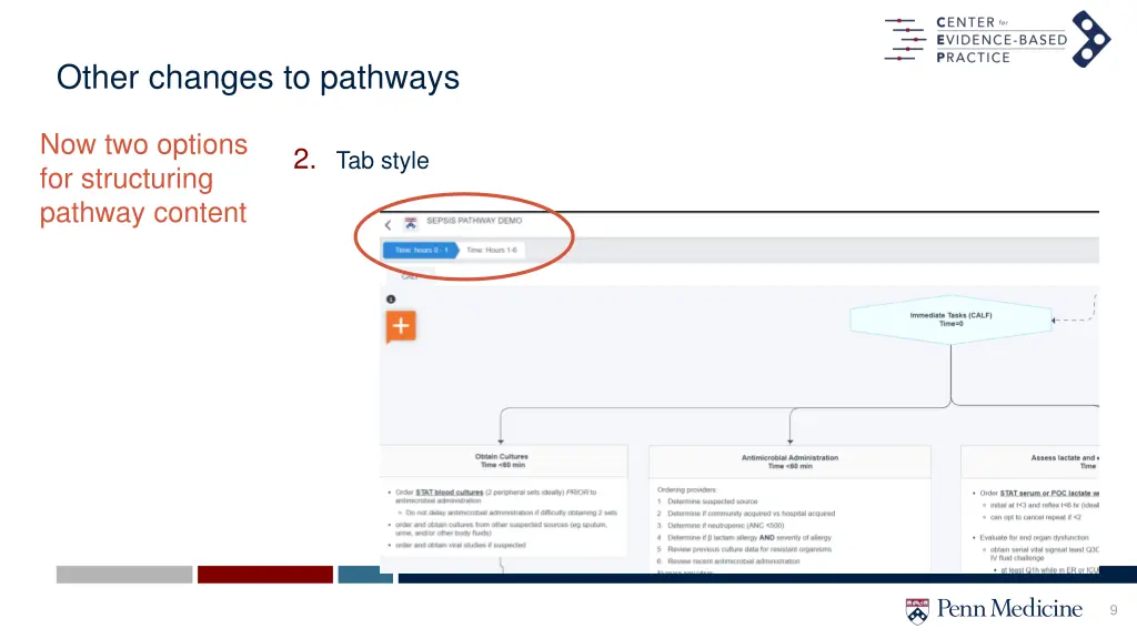 other changes to pathways 1