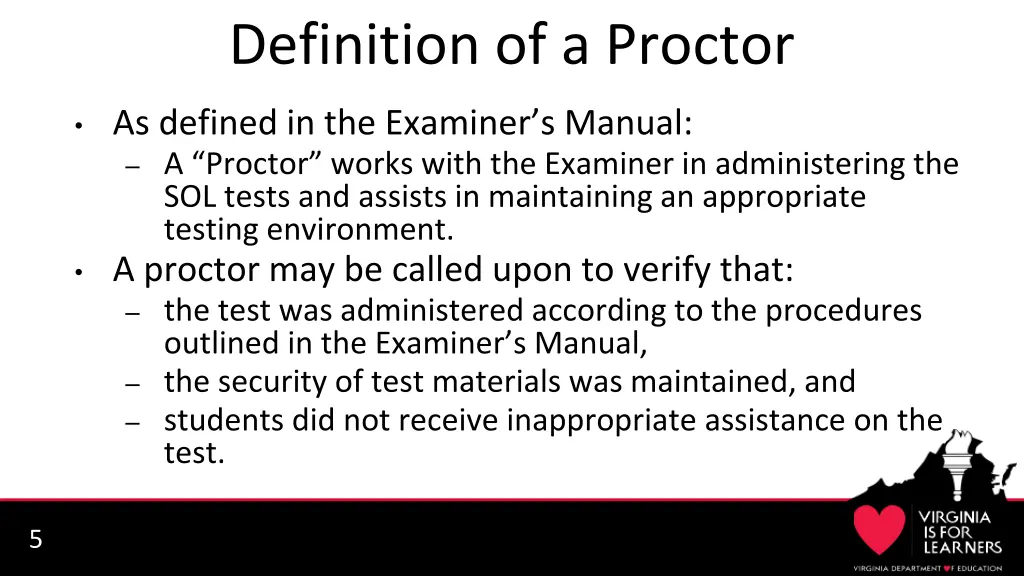 definition of a proctor