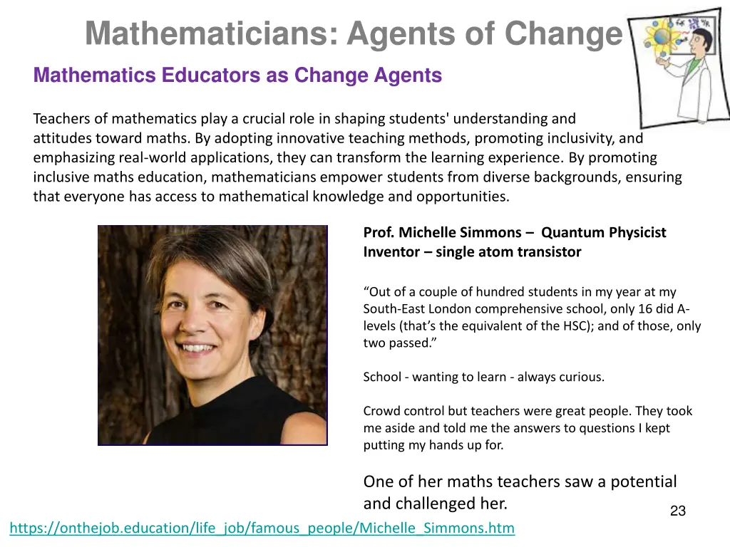 mathematicians agents of change 1