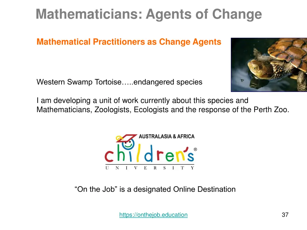 mathematicians agents of change 12