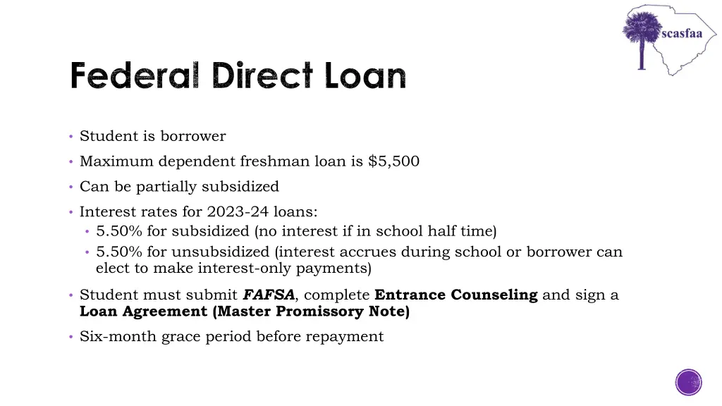 federal direct loan