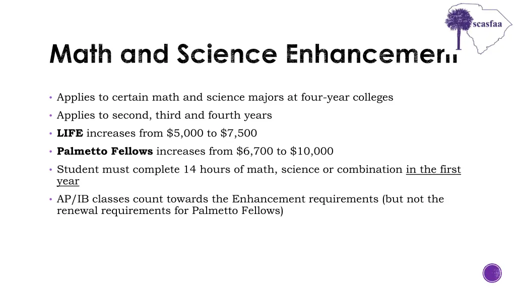 math and science enhancement