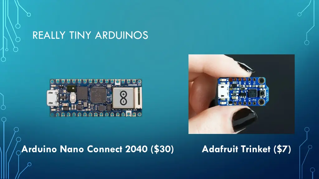 really tiny arduinos