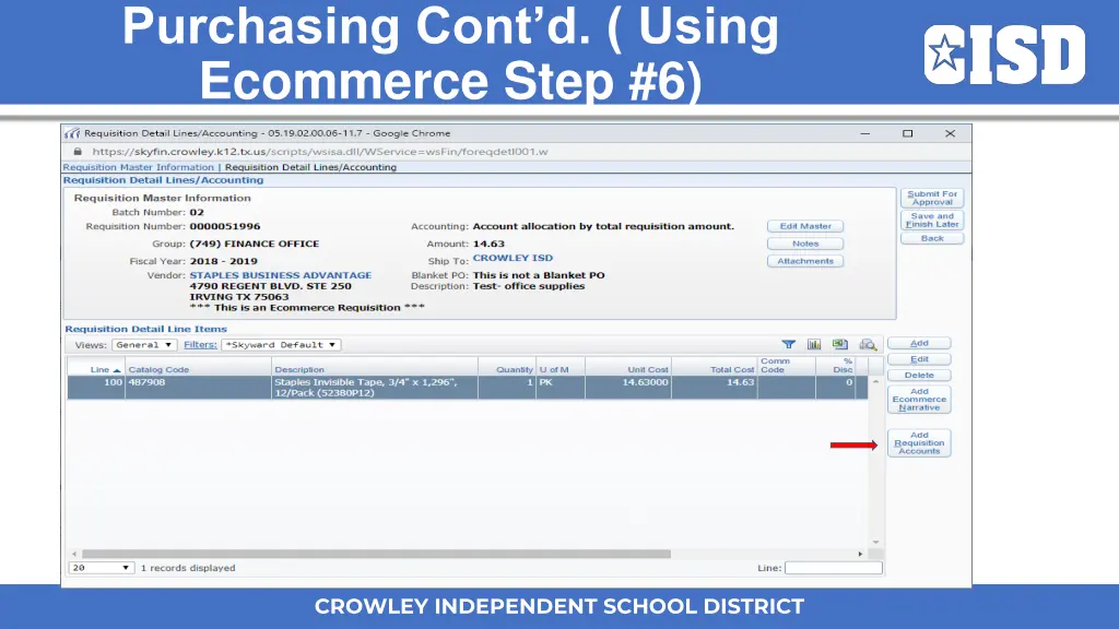 purchasing cont d using ecommerce step 6