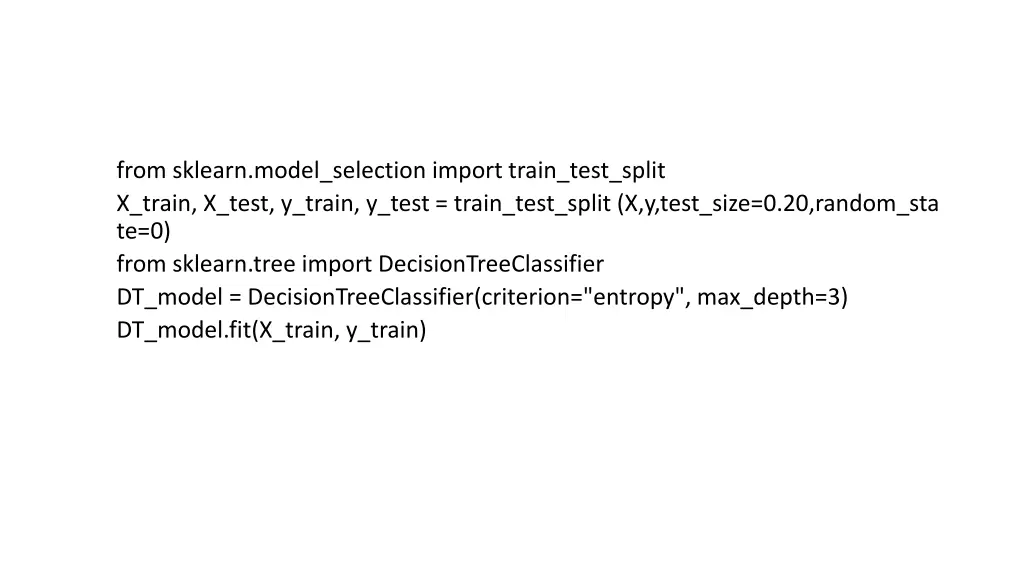 from sklearn model selection import train test