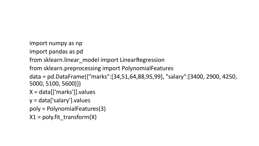 import numpy as np import pandas as pd from