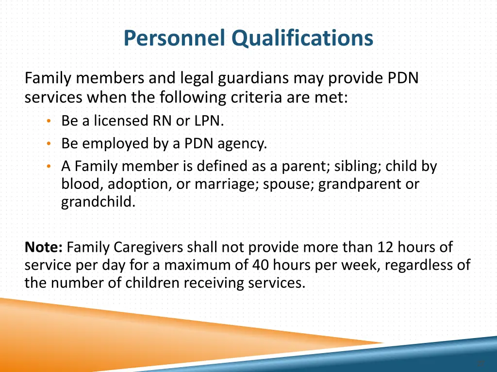 personnel qualifications 3