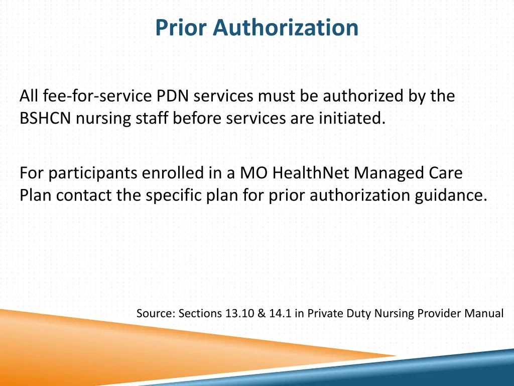 prior authorization