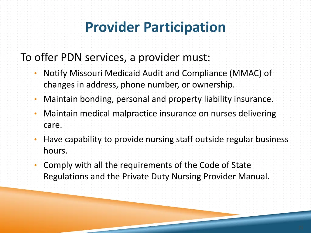 provider participation 3