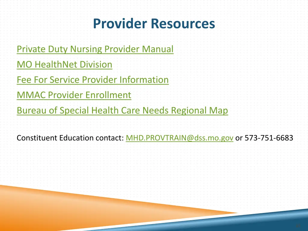 provider resources 1