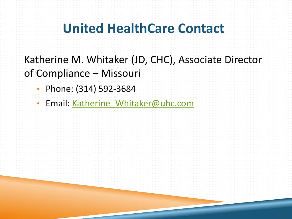 united healthcare contact