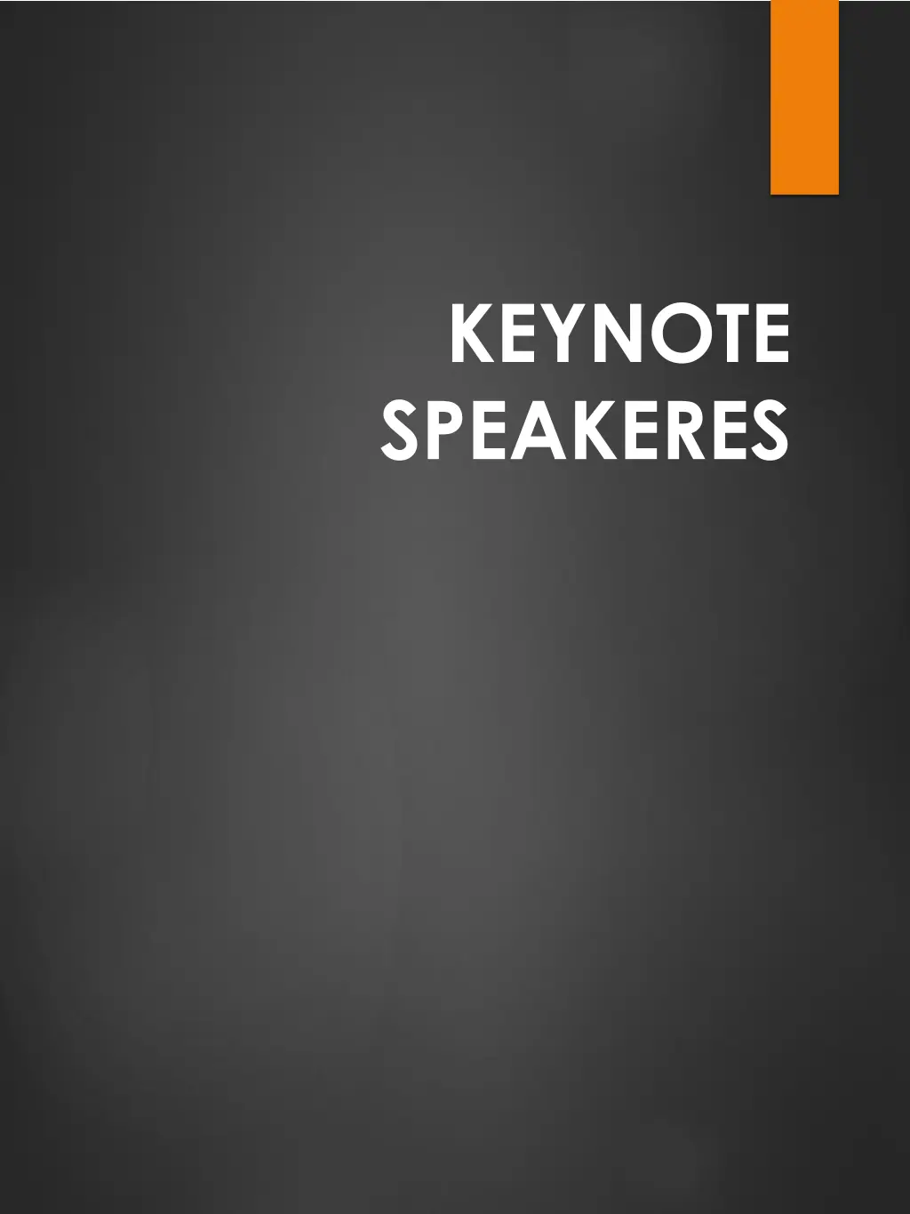 keynote speakeres