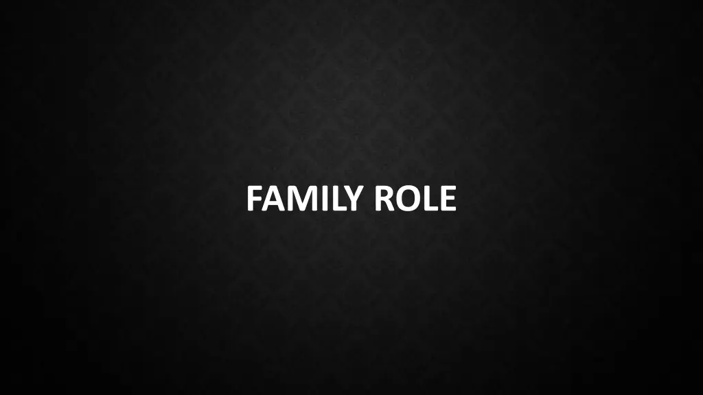 family role