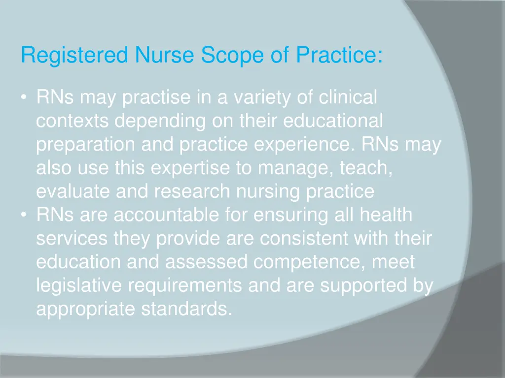 registered nurse scope of practice 2