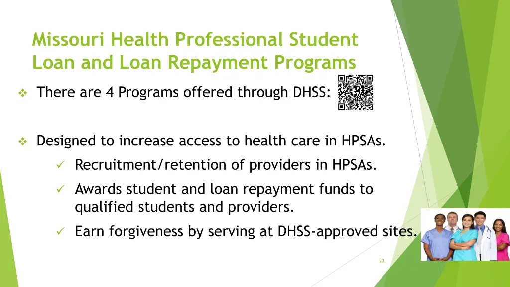 missouri health professional student loan