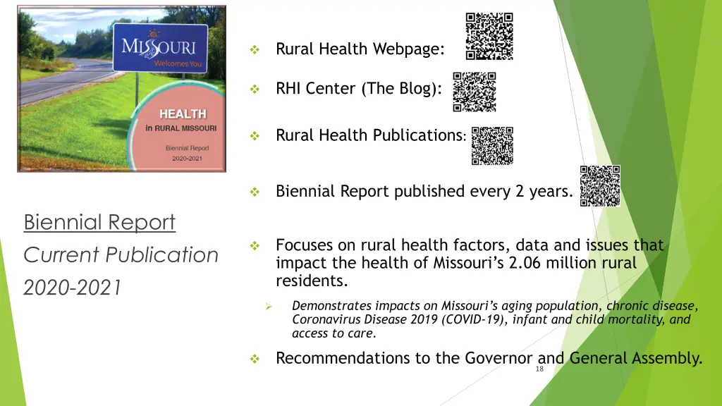 rural health webpage