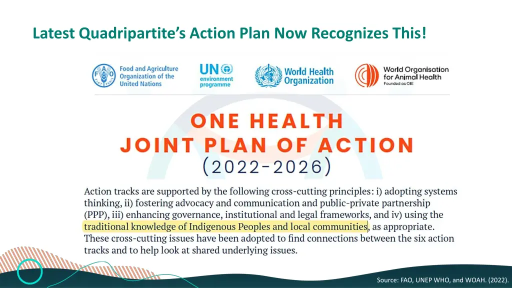 latest quadripartite s action plan now recognizes