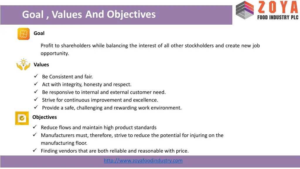 and objectives